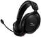 Casque de gaming noir avec microphone sur l'écouteur gauche. Adapté aux jeux PC et à la communication.