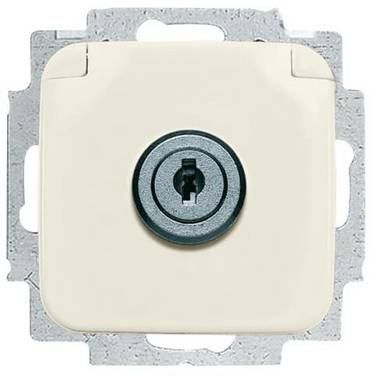 ABB 2CKA002018A1474  Insert  verrouillable IP20 blanc crème, blanc perle