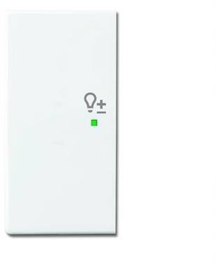 Busch-Jaeger x2 Cache Bascule symbole "éclairage"  Carat, free@home, Future Linear, Solo blanc, blanc signalisation 2CKA006220A0061  1 pc(s)
