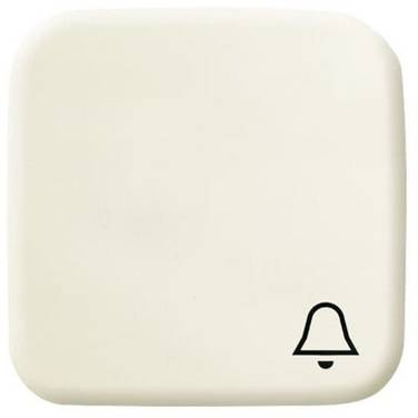 Busch-Jaeger  Cache Bascule symbole "carillon"  Duro 2000 SI blanc perle, blanc crème 2CKA001731A0280  1 pc(s)