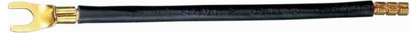 ABB GHV0361425R0037 SZ-DB236 pont de câblage noir 1Ph.,260mm,10qmm,1côté fourche. Cordon de repiquage 1 pc(s)
