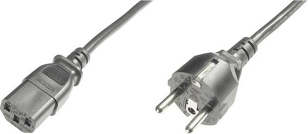 Cordon électrique Digitus alimentation  1.80 m noir