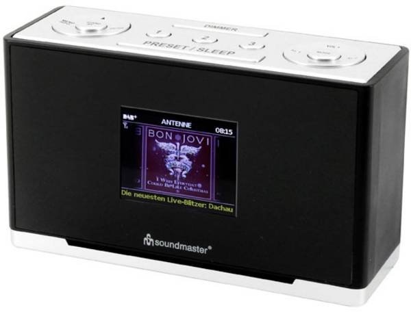 soundmaster UR240SW Radio de table DAB+, FM AUX   noir