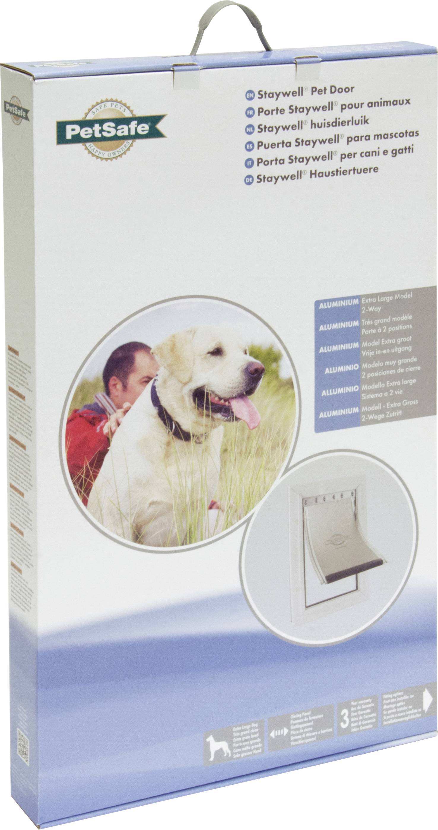 Porte pour animaux domestiques en aluminium Staywell-2