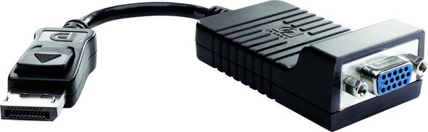 HP AS615AA DisplayPort / VGA Adaptateur [1x DisplayPort mâle - 1x VGA femelle] noir