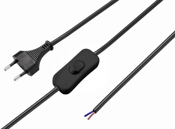Sygonix SY-5044224 alimentation Câble de raccordement  noir 1.50 m