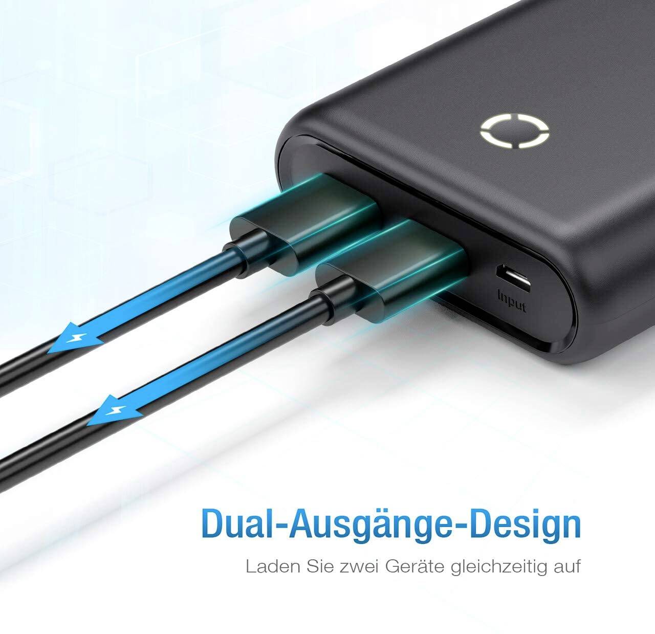 Poweradd EnergyCell Powerbank (batterie supplémentaire) 15000 mAh Fast Charge Li-Ion noir affichage du statut-6