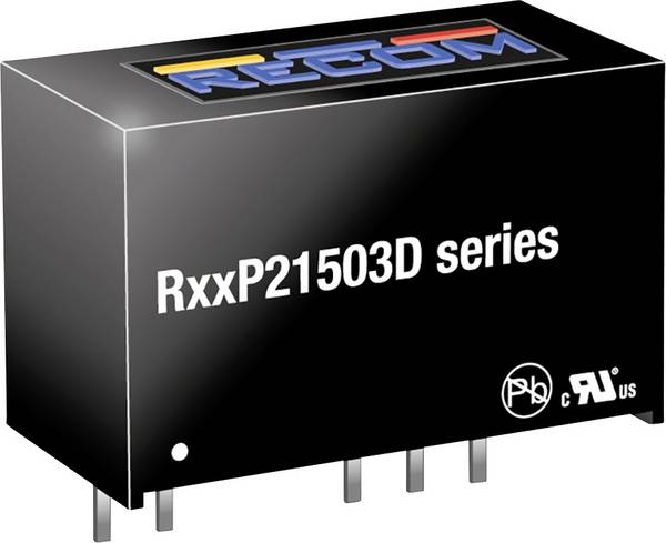 RECOM R15P21503D Convertisseur CC/CC pour circuits imprimés 185 mA 2 W Nbr. de sorties: 2 x Contenu 1 pc(s)