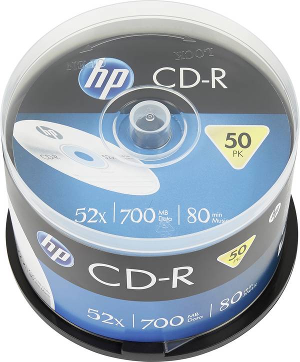 HP CRE00017 CD-R vierge 700 Mo 50 pc(s) tour