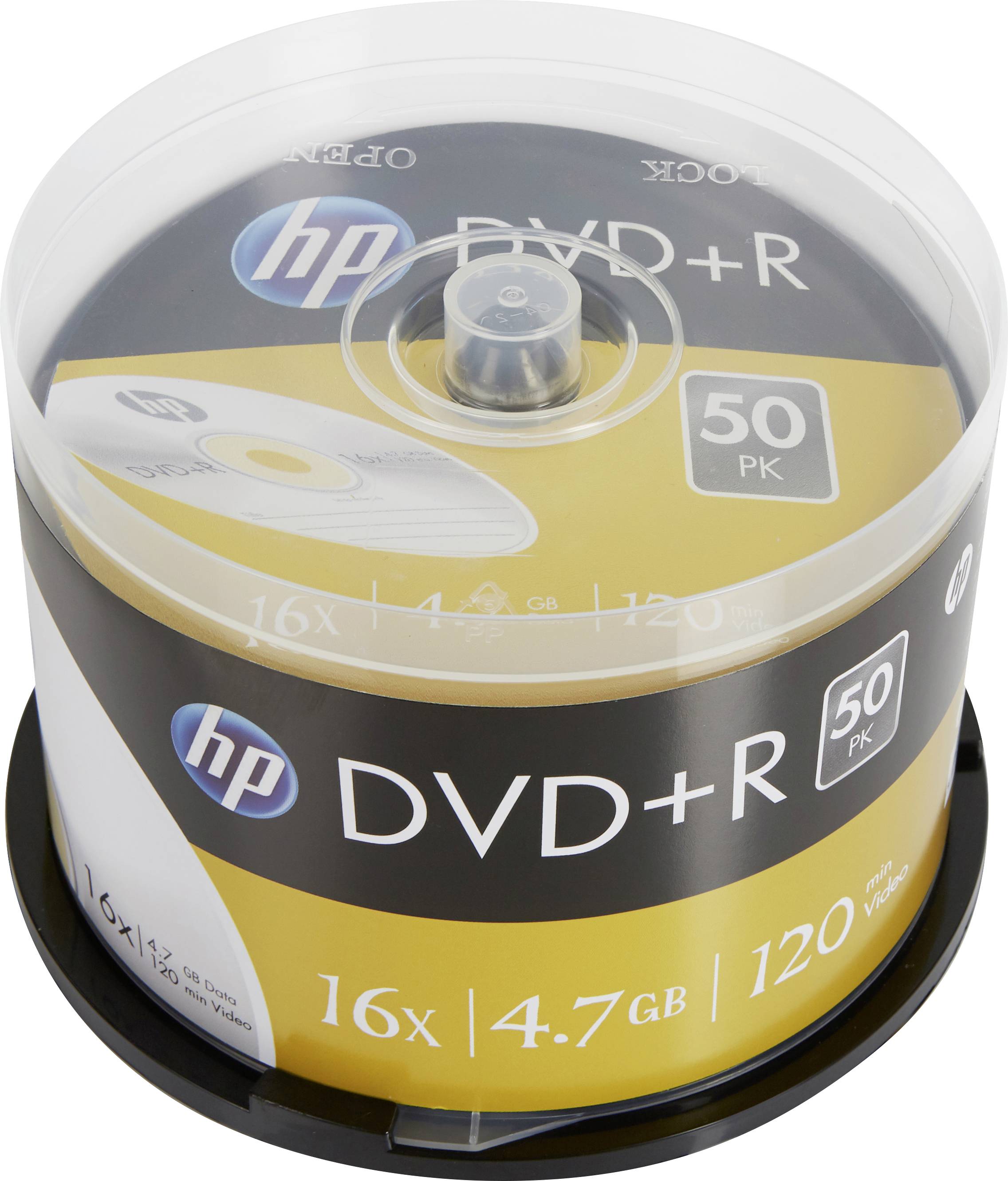 HP DRE00026 DVD+R vierge 4.7 GB 50 pc(s) tour-0