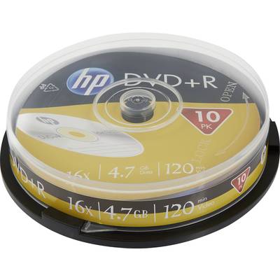 HP DME00027 DVD+R vierge 4.7 GB 10 pc(s) tour 