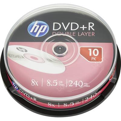 HP DRE00060 DVD+R DL vierge 8.5 GB 10 pc(s) tour - Conrad