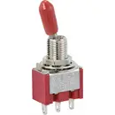 TRU COMPONENTS TC-9353980 Interrupteur à bascule 250 V/AC 3 A 1 x On/On à accrochage 1 pc(s)