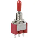 TRU COMPONENTS TC-9353984 Interrupteur à bascule 250 V/AC 3 A 1 x On/Off/On à accrochage 1 pc(s)