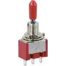 TRU COMPONENTS TC-9353988 Interrupteur à bascule 250 V/AC 3 A 1 x On/Off/(On) permanent/0/momentané 1 pc(s)