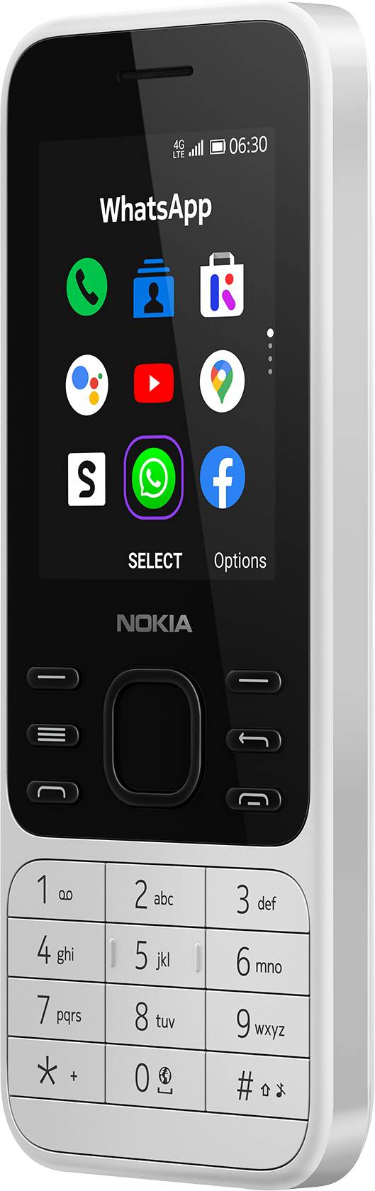 Nokia 6300 4G (Leo) Téléphone portable blanc-2