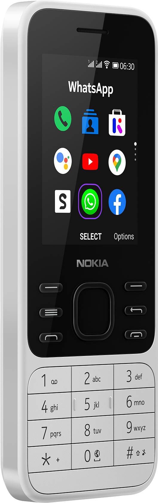 Nokia 6300 4G (Leo) Téléphone portable blanc-4