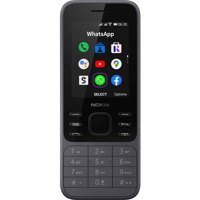 Nokia 6300 4G (Leo) Téléphone portable charbon de bois
