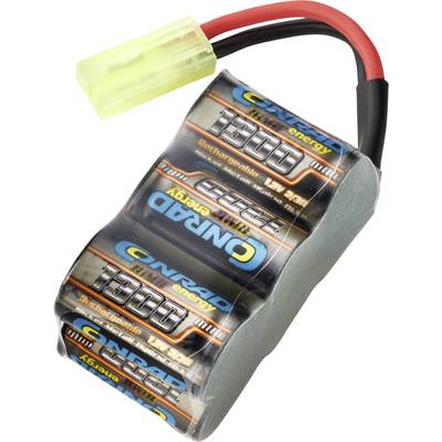 Conrad energy Pack de batterie (NiMh) 7.2 V 1300 mAh Nombre de cellules: 6  bloc mini-Tamiya - Conrad Electronic France