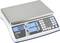 Balance de table numérique avec clavier, deux affichages numériques pour le poids et le nombre de pièces.