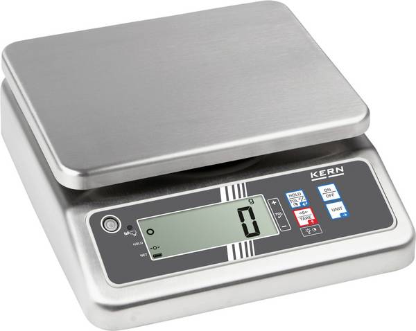 Kern FOB 6K-3LM Balance de table FOB 6K-3LM  Plage de pesée (max.) 6 kg Lisibilité 2 g sur bloc d'alimentation multicolore