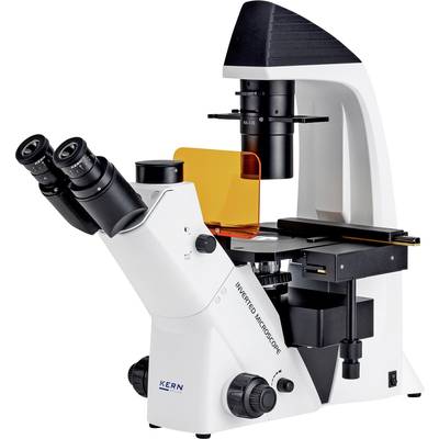 Microscope inversé à deux oculaires et porte-objet réglable. Il est utilisé pour les observations des utilisateurs. Par exemple, l'observation des cellules.