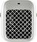 Purificateur d'air avec boîtier blanc et grille noire à l'avant.