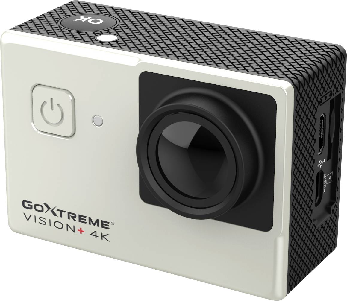 Easypix GoXtreme Vision 4K + Caméra sport 4K, protégé contre les projections d'eau, WiFi, étanche, écran tactile-1