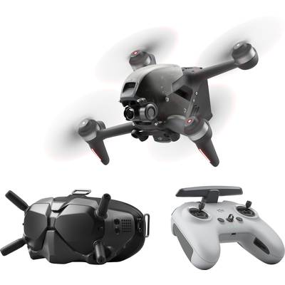 Drone de course DJI FPV COMBO  prêt à voler (RtF) professionnel, prises de vue aériennes, fonction GPS, pilotage en imme