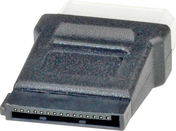 Roline disque dur Adaptateur [1x Molex mâle 4 pôles - 1x Alimentation SATA mâle 15 pôles] 39.00 m noir
