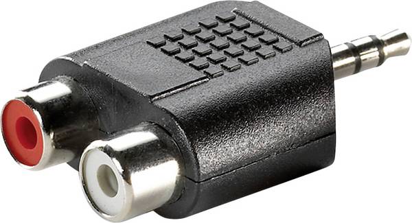 VALUE Adaptateur 3,5mm (1x M, 2x RCA F)