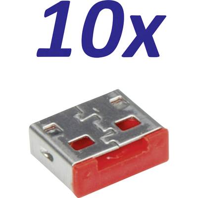 Serrure USB-A pour 11.02.8330    11.02.8331 Roline Contenu: 10 pc(s)