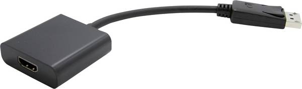 Câble adaptateur Value DisplayPort / HDMI Fiche mâle DisplayPort, Prise femelle HDMI-A 0.15 m noir 12.99.3134  Câble DisplayPort