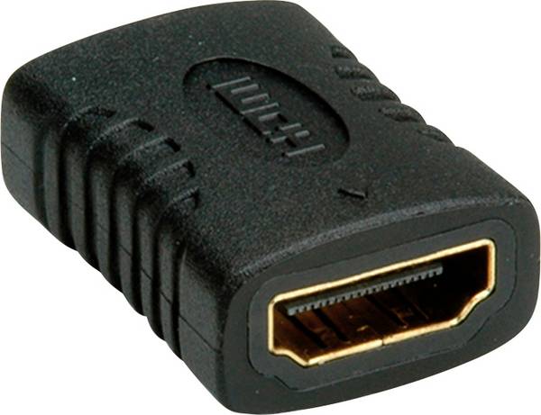 Value 12.99.3151 HDMI Adaptateur [1x HDMI femelle - 1x HDMI femelle] noir  0 mm