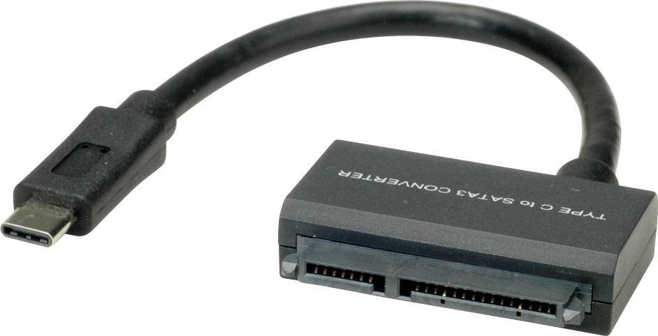 Value disques durs / SSD Adaptateur [1x USB-C® mâle - 1x SATA femelle 7+15 pôles] 0 mm