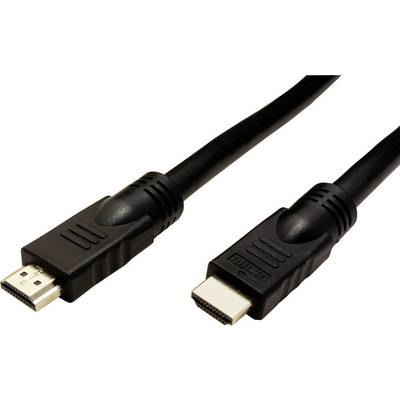 Deux câbles HDMI noirs avec fiches, utilisés pour la transmission numérique audio et vidéo.