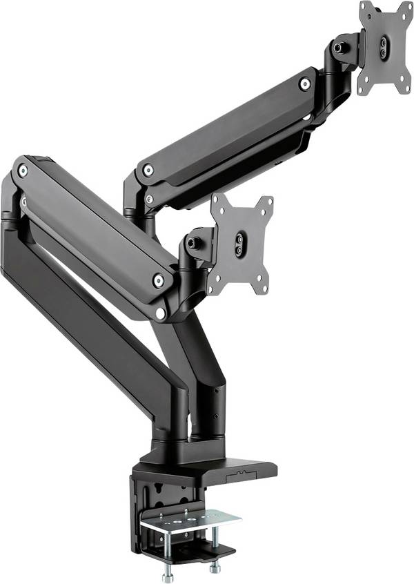 <br>  Roline<br>  <br>  <br>  Support de table pour écran<br>  2 Écran(s)<br>  <br>  noir<br>  rotatif<br>