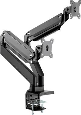 <br> Roline<br> <br> <br> Support de table pour écran<br> 2 Écran(s)<br> <br> noir<br> rotatif<br>