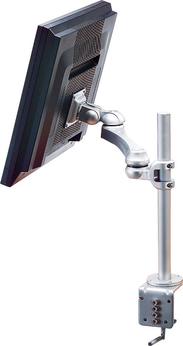 <br>  Roline<br>  <br>  <br>  Support de table pour écran<br>  1 Écran(s)<br>  <br>  argent (métallisé)<br>  réglable en hauteur<br>