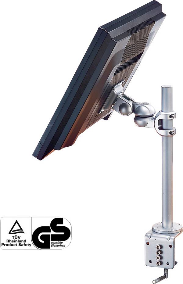 <br>  Roline<br>  <br>  <br>  Support de table pour écran<br>  1 Écran(s)<br>  <br>  argent (métallisé)<br>  réglable en hauteur<br>