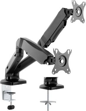 Value   Support de table pour écran 2 Écran(s)  noir rotatif