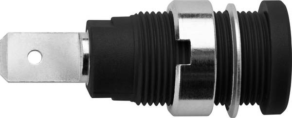 Schützinger DI SEB 7080 Ni / SW Prise encastrée de sécurité   noir 1 pc(s) Piece