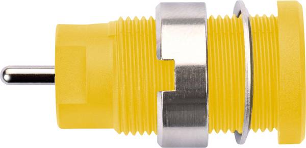 Schützinger DI SEB 8632 Ni / GE Prise encastrée de sécurité Ø de la broche: 1.9 mm jaune 1 pc(s) Piece