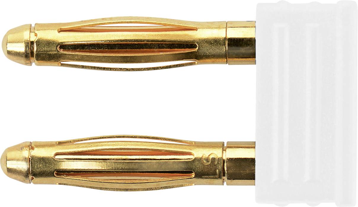 Schützinger KURZ 6730 / 5.08-2 IG Au / WS Cavalier de court-circuitage blanc 1 pc(s)