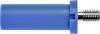 Schützinger SFK 8465 Ni / M4 / 7 / BL Connecteur à visser à ressort de sécurité mâle bleu 1 pc(s) Single