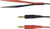 Schützinger Cordon de mesure mâle 4 mm Pince Kelvin 100.00 cm noir/rouge 1 pc(s)