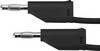 Schützinger Cordon de mesure mâle 4 mm mâle 4 mm 50.00 cm noir 1 pc(s)