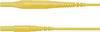 Schützinger Cordon de mesure mâle 4 mm mâle 4 mm 200.00 cm jaune 1 pc(s)