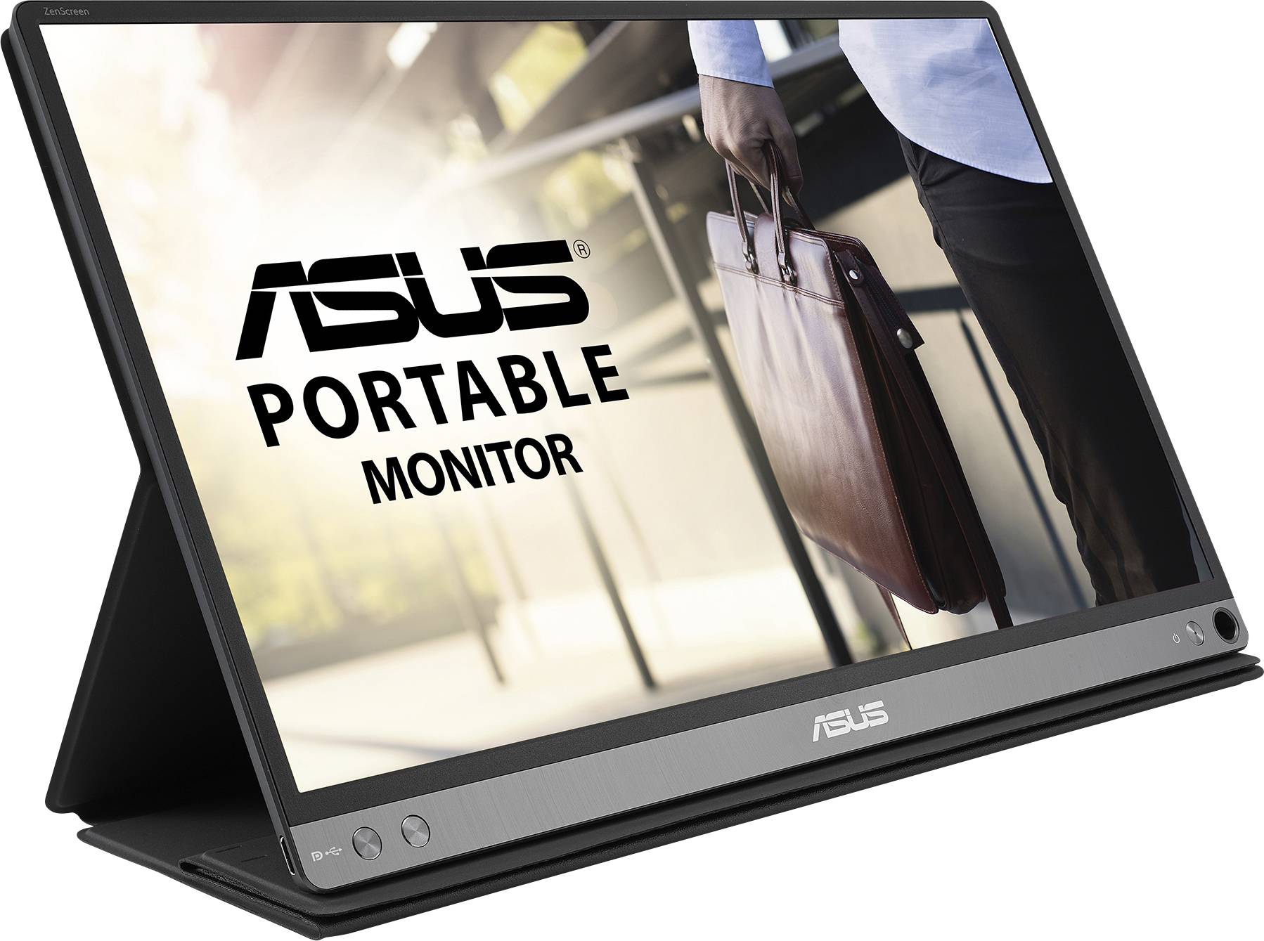 Asus MB16ACM Moniteur LED 39.6 cm (15.6 pouces) CEE F (A - G);1920 x 1080 pixelsFull HD14 msUSB-C®IPS LED-1