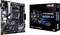 Carte mère ASUS Prime B450M-A II et son emballage avec des informations sur le produit et une mention Aura Sync.